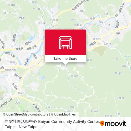 白雲社區活動中心 Baiyun Community Activity Center地圖