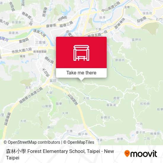 森林小學 Forest Elementary School map