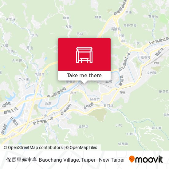 保長里候車亭 Baochang Village map
