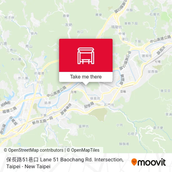 保長路51巷口 Lane 51 Baochang Rd. Intersection map