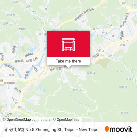 莊敬街5號 No.5 Zhuangjing St. map