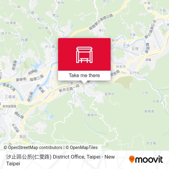汐止區公所(仁愛路) District Office map