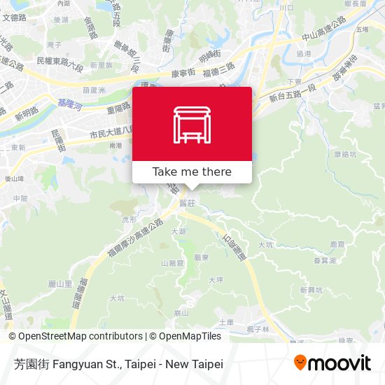 芳園街 Fangyuan St. map