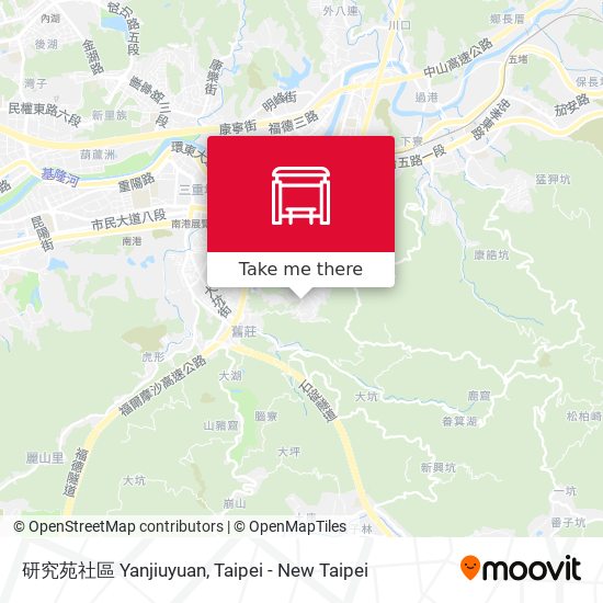 研究苑社區 Yanjiuyuan map