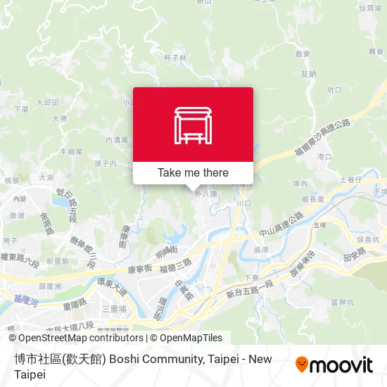 博市社區(歡天館) Boshi Community map