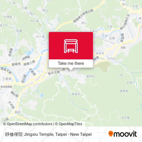 靜修禪院 Jingxiu Temple map