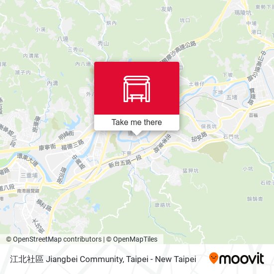 江北社區 Jiangbei Community地圖