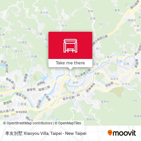 孝友別墅 Xiaoyou Villa map