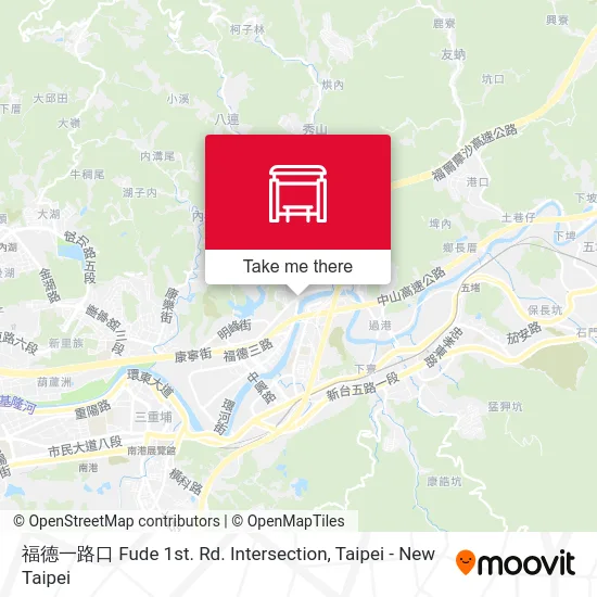 福德一路口 Fude 1st. Rd. Intersection map