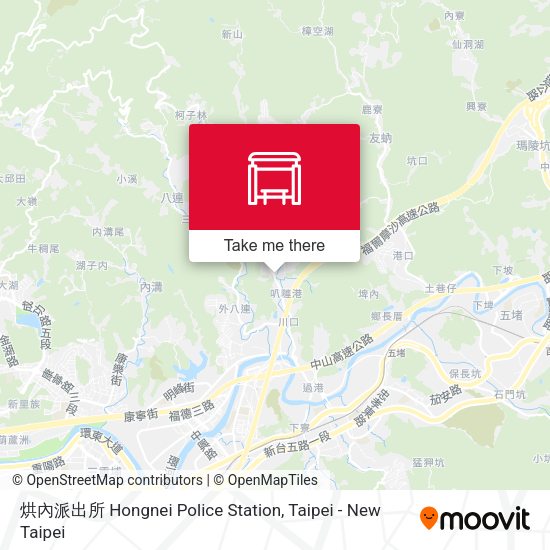烘內派出所 Hongnei Police Station map