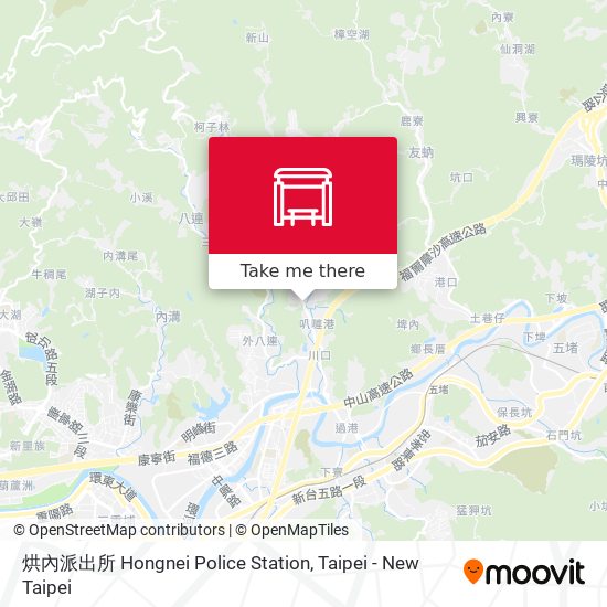 烘內派出所 Hongnei Police Station地圖