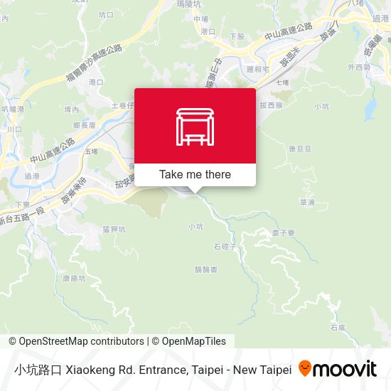 小坑路口 Xiaokeng Rd. Entrance地圖