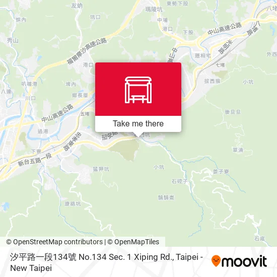 汐平路一段134號 No.134 Sec. 1 Xiping Rd. map