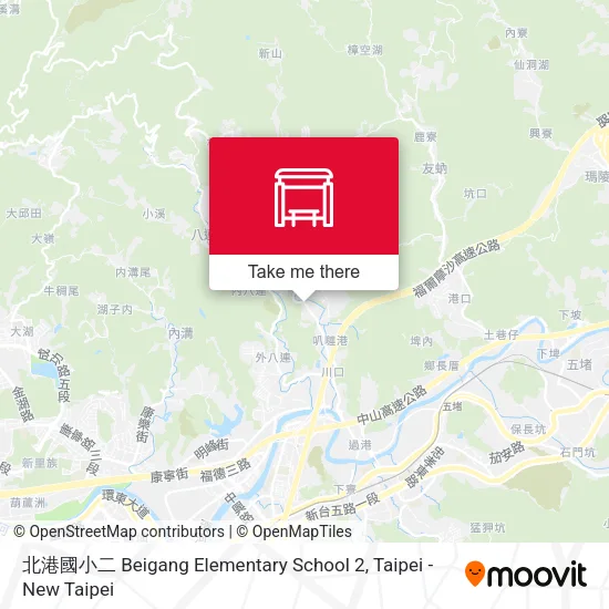 北港國小二 Beigang Elementary School 2 map
