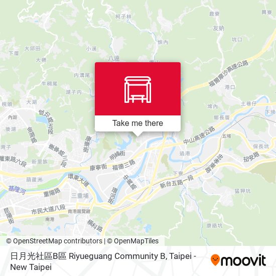 日月光社區B區 Riyueguang Community B地圖