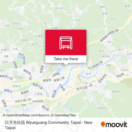 日月光社區 Riyueguang Community map
