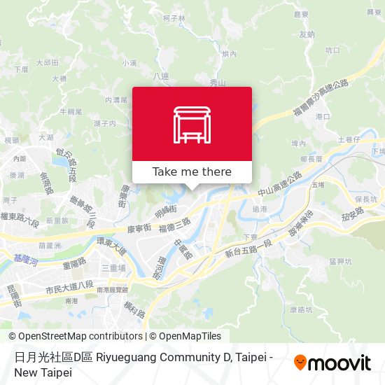 日月光社區D區 Riyueguang Community D map