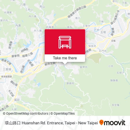 環山路口 Huanshan Rd. Entrance map