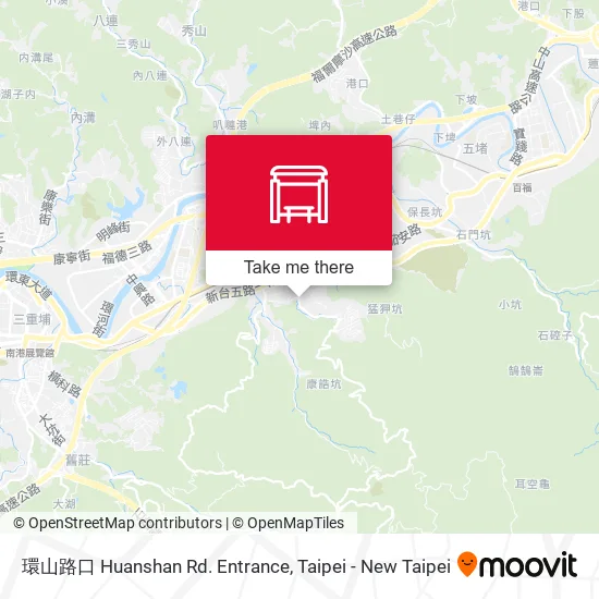 環山路口 Huanshan Rd. Entrance map