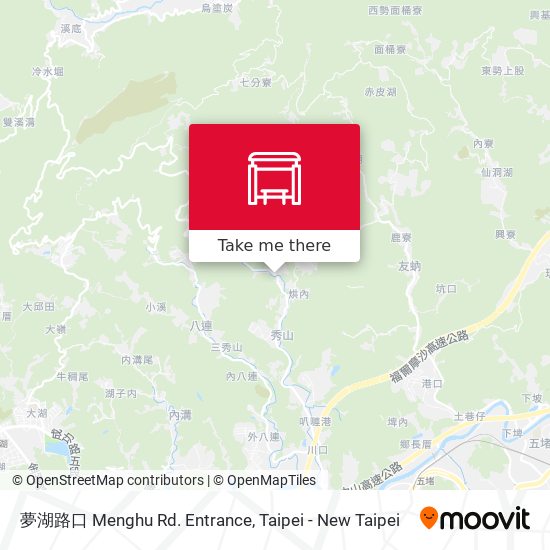 夢湖路口 Menghu Rd. Entrance map