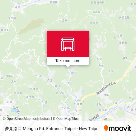 夢湖路口 Menghu Rd. Entrance map