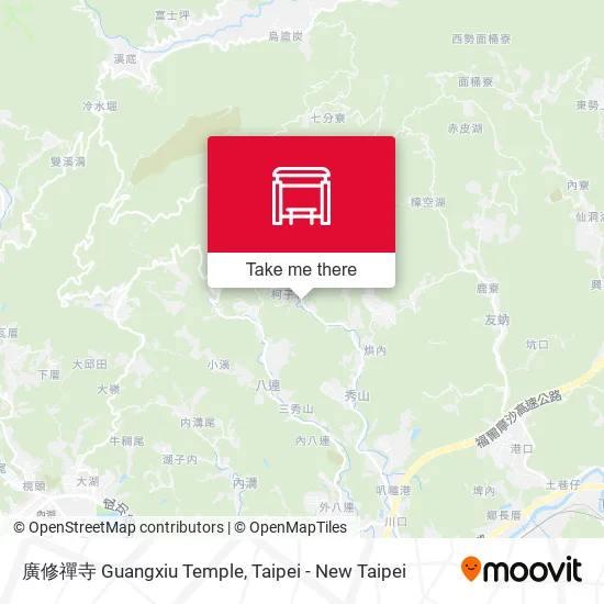 廣修禪寺 Guangxiu Temple map
