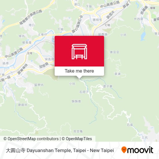 大圓山寺 Dayuanshan Temple map