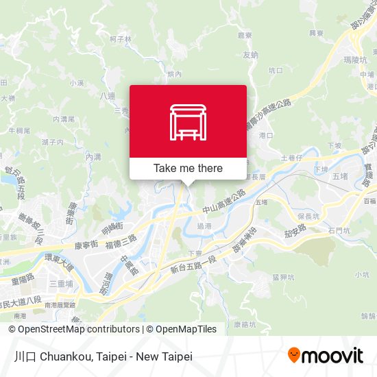 川口 Chuankou map