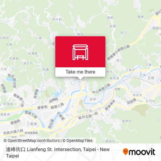 連峰街口 Lianfeng St. Intersection map