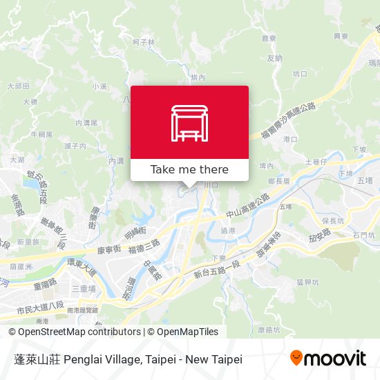 蓬萊山莊 Penglai Village地圖
