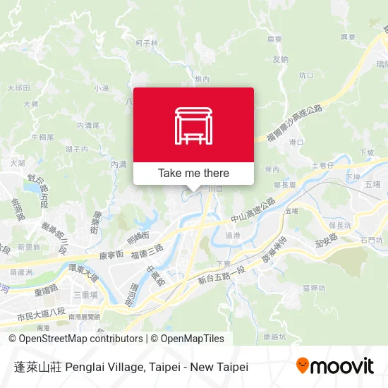 蓬萊山莊 Penglai Village map