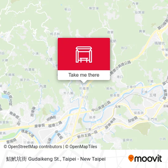 鮕鮘坑街 Gudaikeng St. map