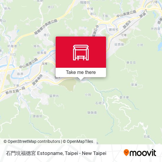 石門坑福德宮 Estopname map