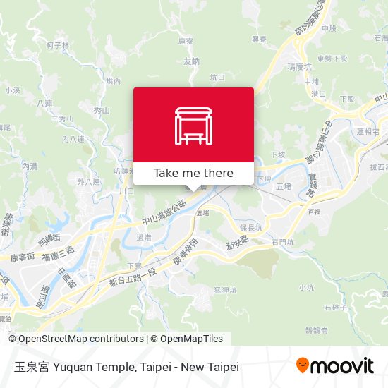 玉泉宮 Yuquan Temple地圖