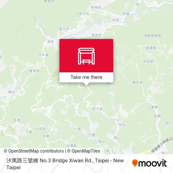 汐萬路三號橋 No.3 Bridge Xiwan Rd. map