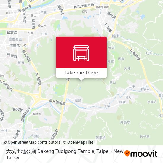 大坑土地公廟 Dakeng Tudigong Temple map