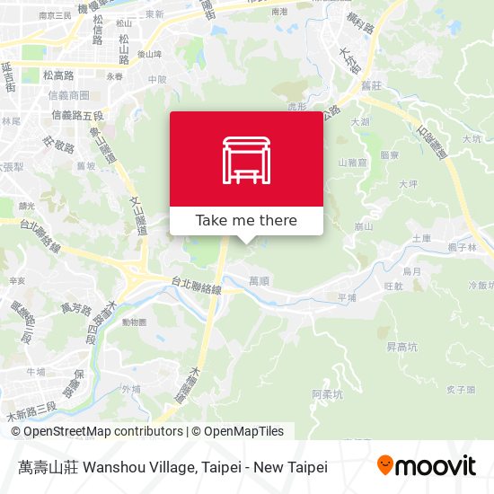 萬壽山莊 Wanshou Village map