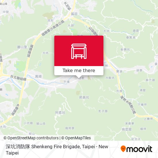 深坑消防隊 Shenkeng Fire Brigade map