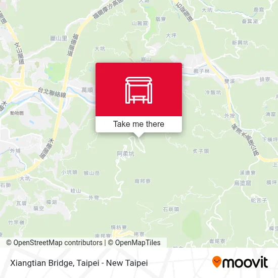 Xiangtian Bridge map