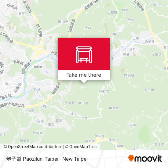 炮子崙 Paozilun地圖