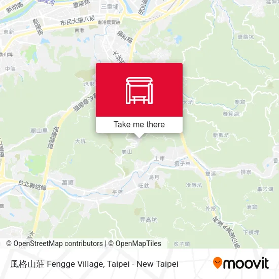 風格山莊 Fengge Village map