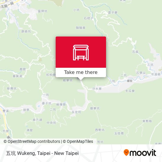 五坑 Wukeng地圖