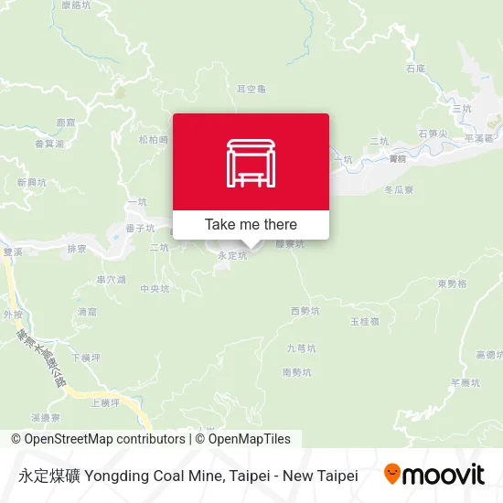 永定煤礦 Yongding Coal Mine map