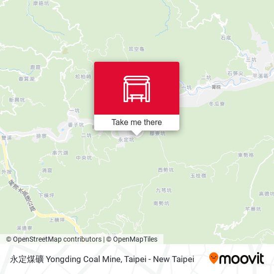 永定煤礦 Yongding Coal Mine map