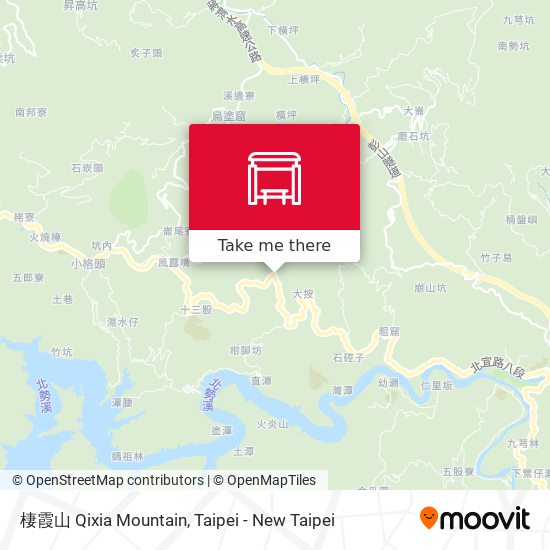 棲霞山 Qixia Mountain map