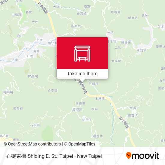 石碇東街 Shiding E. St.地圖