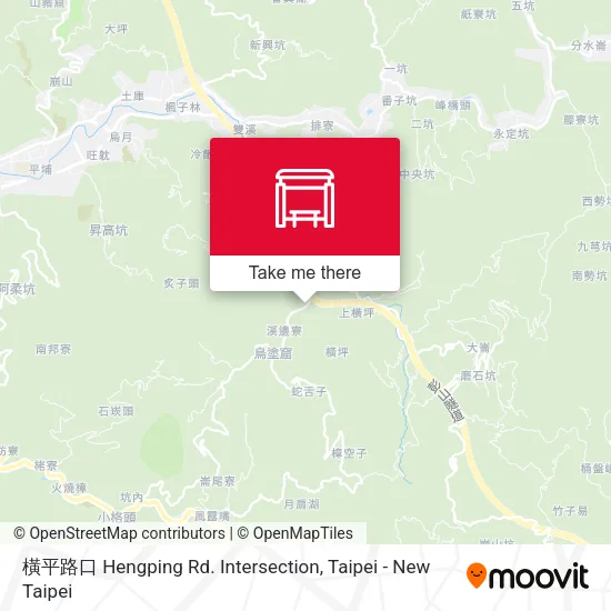 橫平路口 Hengping Rd. Intersection map