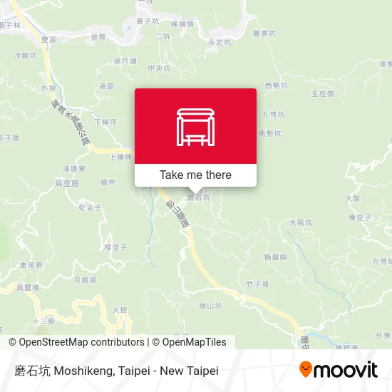 磨石坑 Moshikeng map