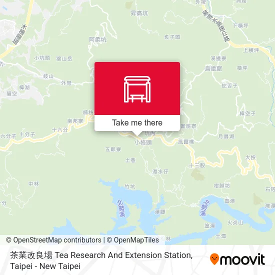 茶業改良場 Tea Research And Extension Station map