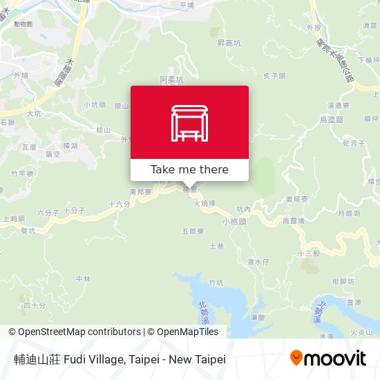 輔迪山莊 Fudi Village map